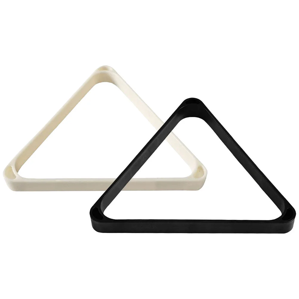

2 PCS Billiard Rack Vintage Frames Positioning Triangle Tripod Snooker Abs Games Balls Holders Table