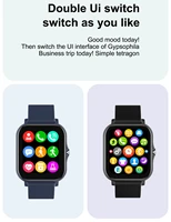 h20 smart watch p8 plus full square touch screen sports smart braclet heart monitorng bluetooth call ip67 waterproof phone watch