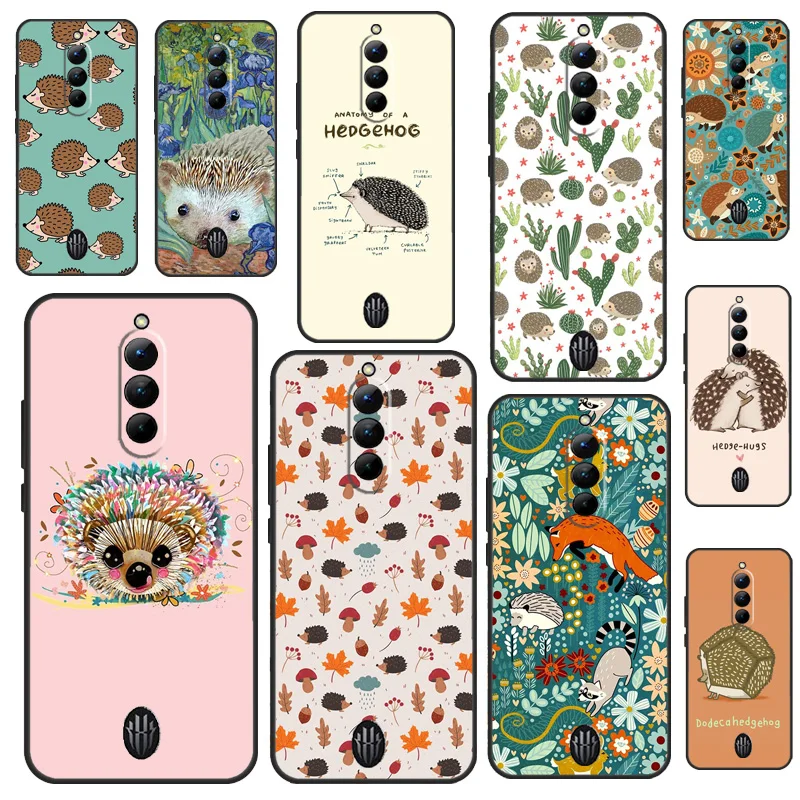 Милый мультяшный чехол с изображением ежа для Red Magic 9 8 10 Pro Plus 6 6S 7S 7 5G 6R RedMagic 9S 8S 10S