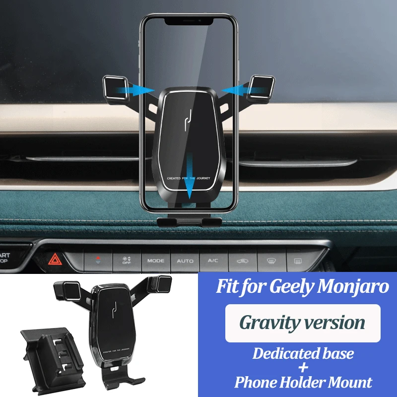 

LINNUNU джили монжаро Geely Monjaro KX11 автомобильный держатель для телефона в машину,автоматическое зажимное крепление,горизонтальное и вертикальное размещение