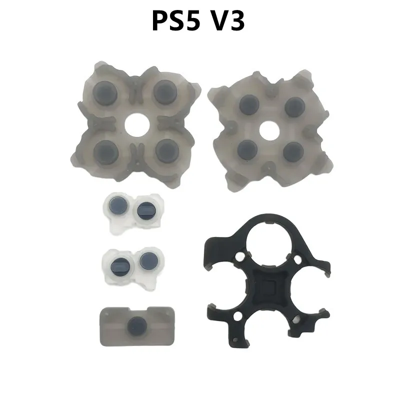 2 комплекта силиконовых резиновых кнопок проводящие накладки для контроллера PS5