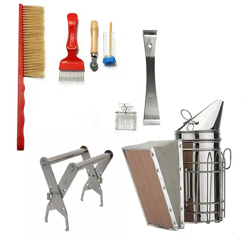 

Beekeeping Supplies Tool Kit 8pcs Beekeeping And Professional Beekeeper Tool Practical And Essential Tool Kit For Beekeepers