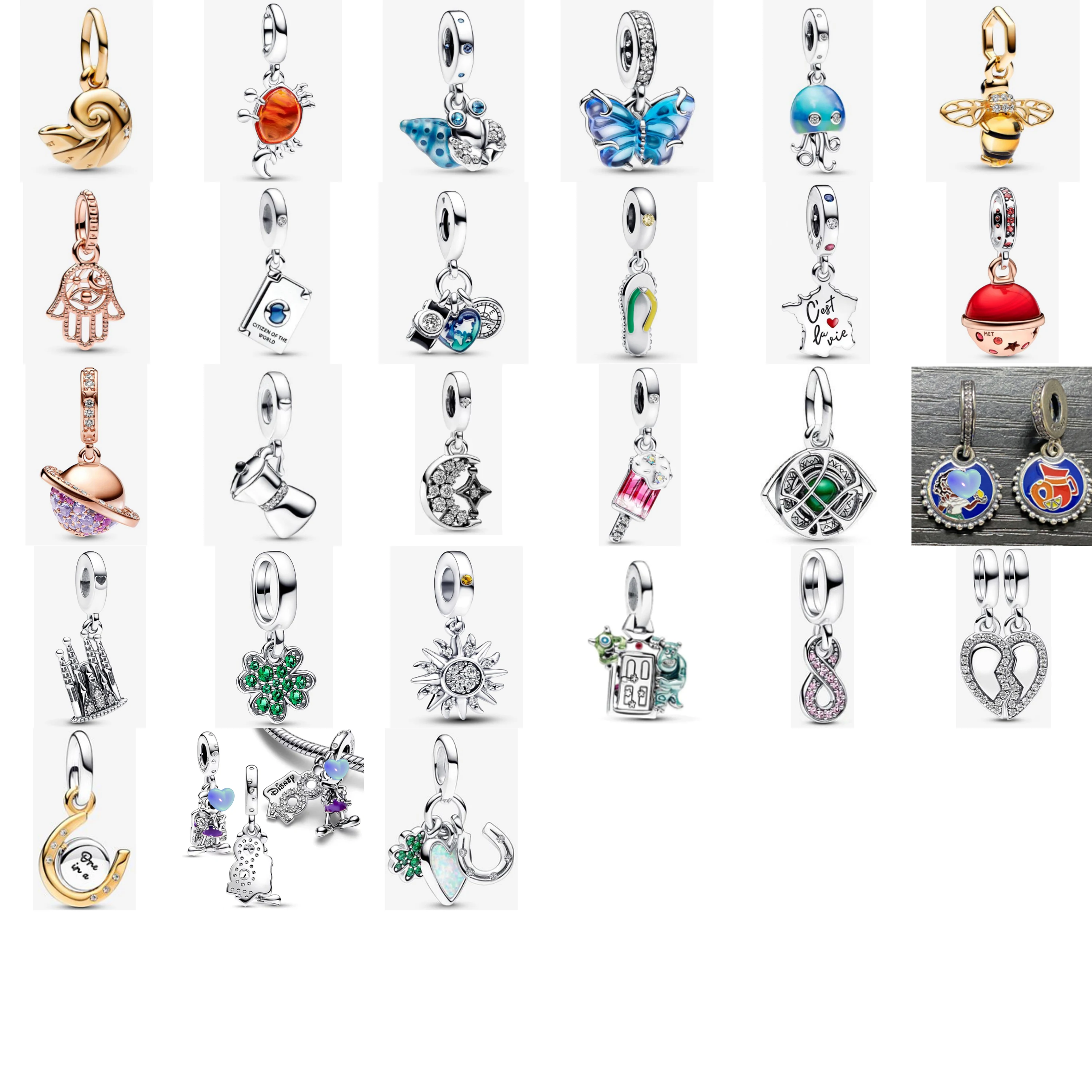 

Corresponding Catalog Select Code To Buy, S925 Sterling Silver Jewelry. 1:1 PAN pendants 1225-1251