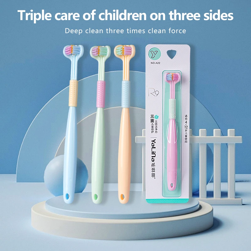 

Three Sided Soft Bristled Toothbrush Tongue Coating Tool Adult Toothbrushes Prevent Gum Bleeding Oral Clean Care Dental Health