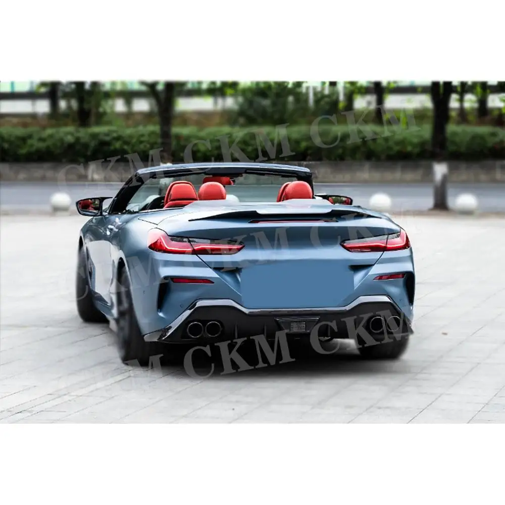 

Front Bumper Lip Aprons Splitter Rear Diffuser Exhaust Tips Rear Spoiler Sidemirror Caps for BMW G14 G15 Coupe Sport 2019-2022