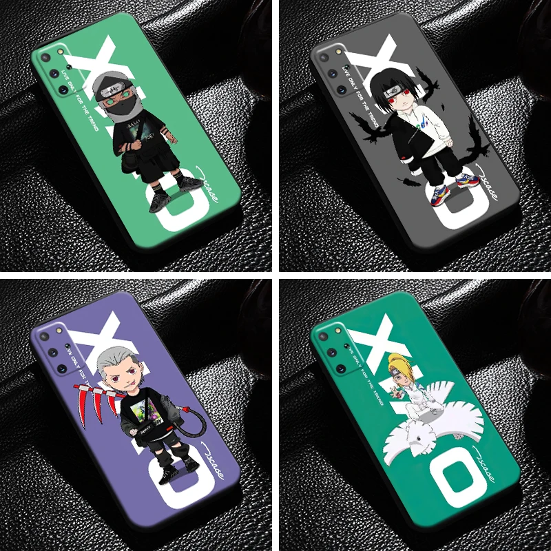 

Fashion Akatsuki Naruto For Samsung Galaxy S21 S20 Ultra S21 S20 Plus FE 5G Phone Case Back Carcasa Coque Silicone Cover TPU