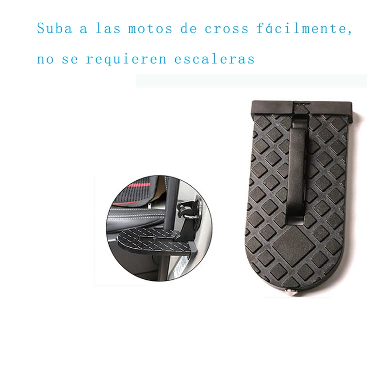 

SUV Roof Rack Step Foldable Car Door Step Multifunction Universal Latch Hook Auxiliary Foot Pedal Aluminium Alloy Safety Hammer