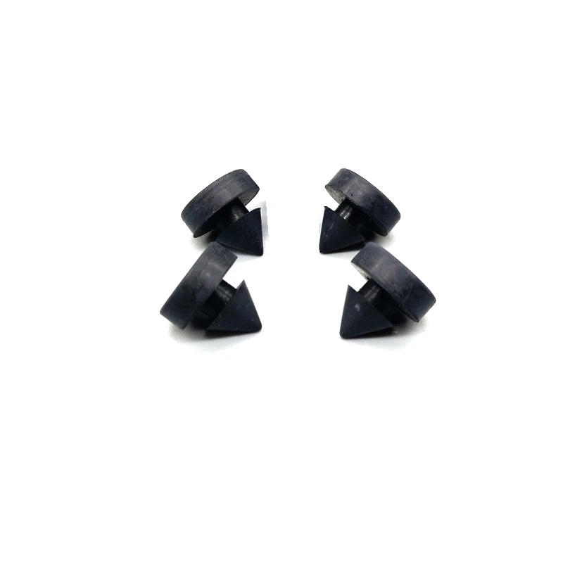 

Door Silencers, 1/2 In, Rubber, Black, Used On Metal Jambs, Pack Of 100