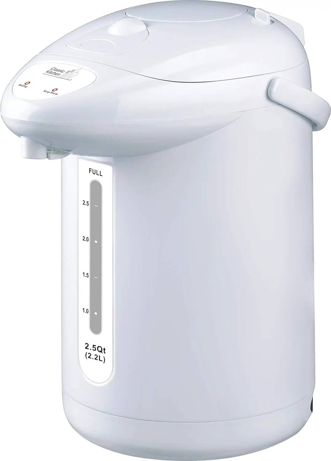 

2.5QT (2.2L) Kettle/Hot Water Pot, Stainless Steel Interior, TRAVEL SIZE edition