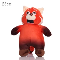 youth deformation turning red cute little panda shakira plush toy doll cartoon anime doll childrens birthday gift