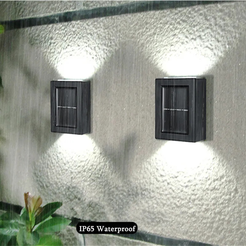 

1/4/8Pcs Courtyard Luminous Solar Power Streetlights IP65 Waterproof Wall Light Garden Decoration Fence LED Solar Lamps Outdoor