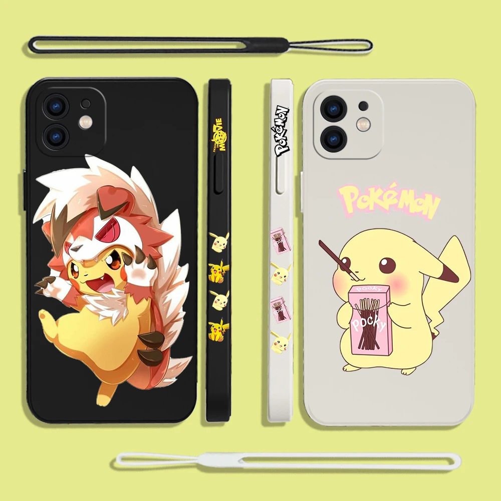 

Phone Case For Xiaomi Mi 10 lite 11i Poco M2 M4 F3 X3 M3 Pro GT 5G 4G Silicone Original Cases with Hand Strap