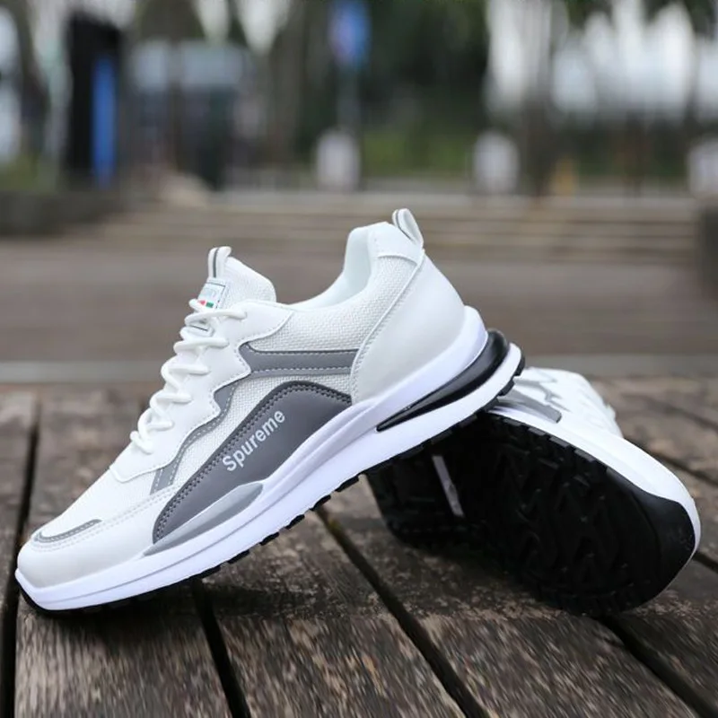 

2023 Men's Casual Shoes Spring Fashion Breathable Flat Lace-Up Sneakers Men Walking Sneakers Tenis Masculino Zapatillas Hombre