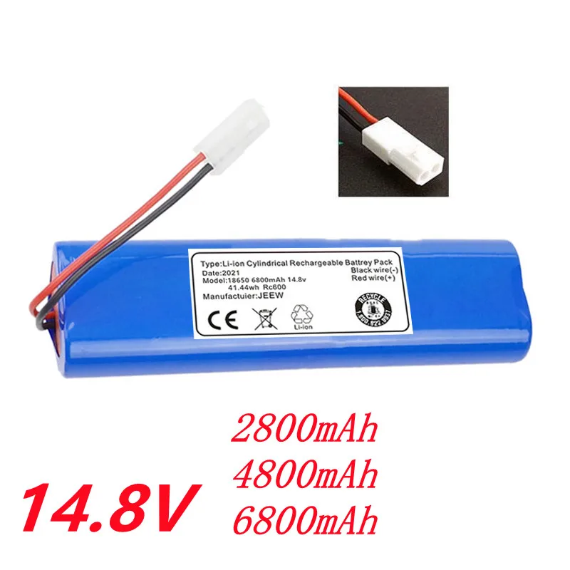 

NEW Battery 14,8 V 6800mAh Batterie Pack für Qihoo 360 S6 Robotic Staubsauger Ersatzteile Zubehör Ersatz Batterien