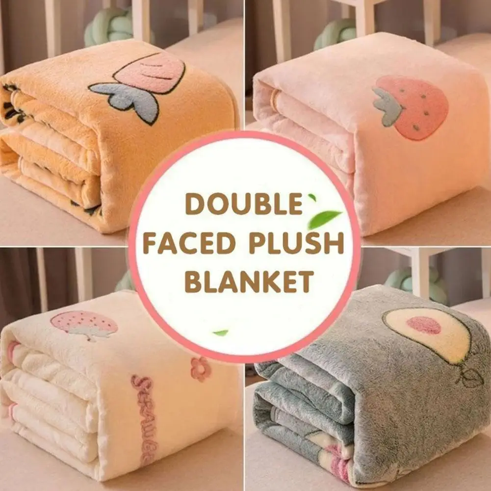 

Мультяшные утепленные одеяла, Фланелевое детское всесезонное зимнее одеяло, пушистое одеяло, покрывало для сна на диване S8l6