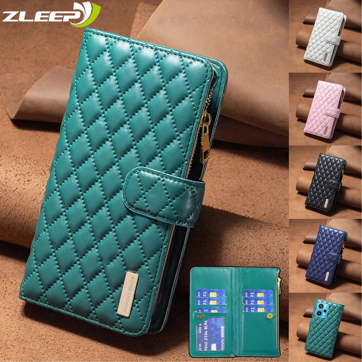 

Flip Strong Magnetic Shockproof Case For OPPO Realme C35 C31 C25 C21 C20 C12 Reno 7 Find X5 Pro Lite Luxury Leather Phone Cover