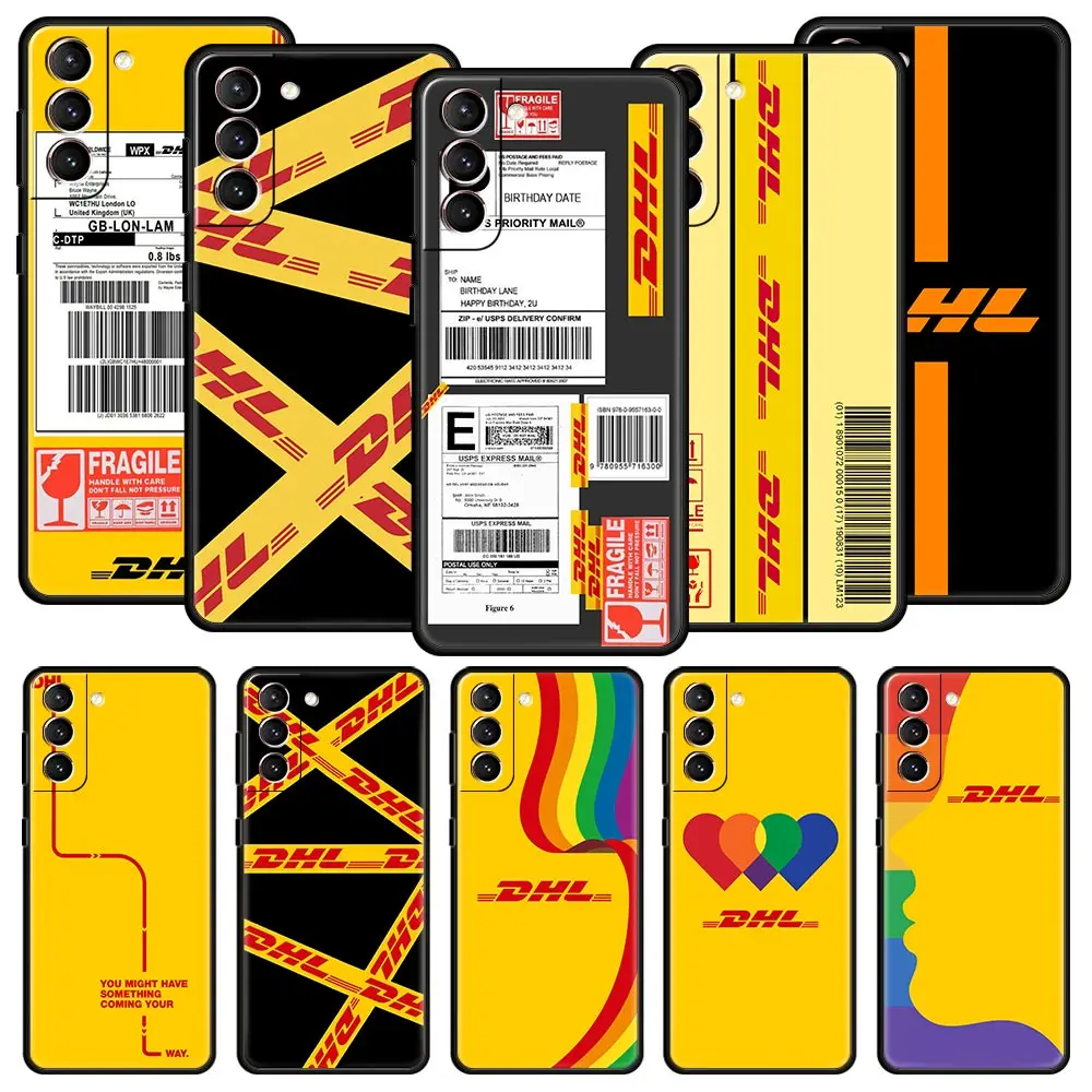 

DHL Express Phone Case For Samsung Galaxy S23 S22 Ultra S20 S21 FE 5G S10 S9 Plus S10E S8 S7 Edge Soft TPU Pattern Cover Bumper