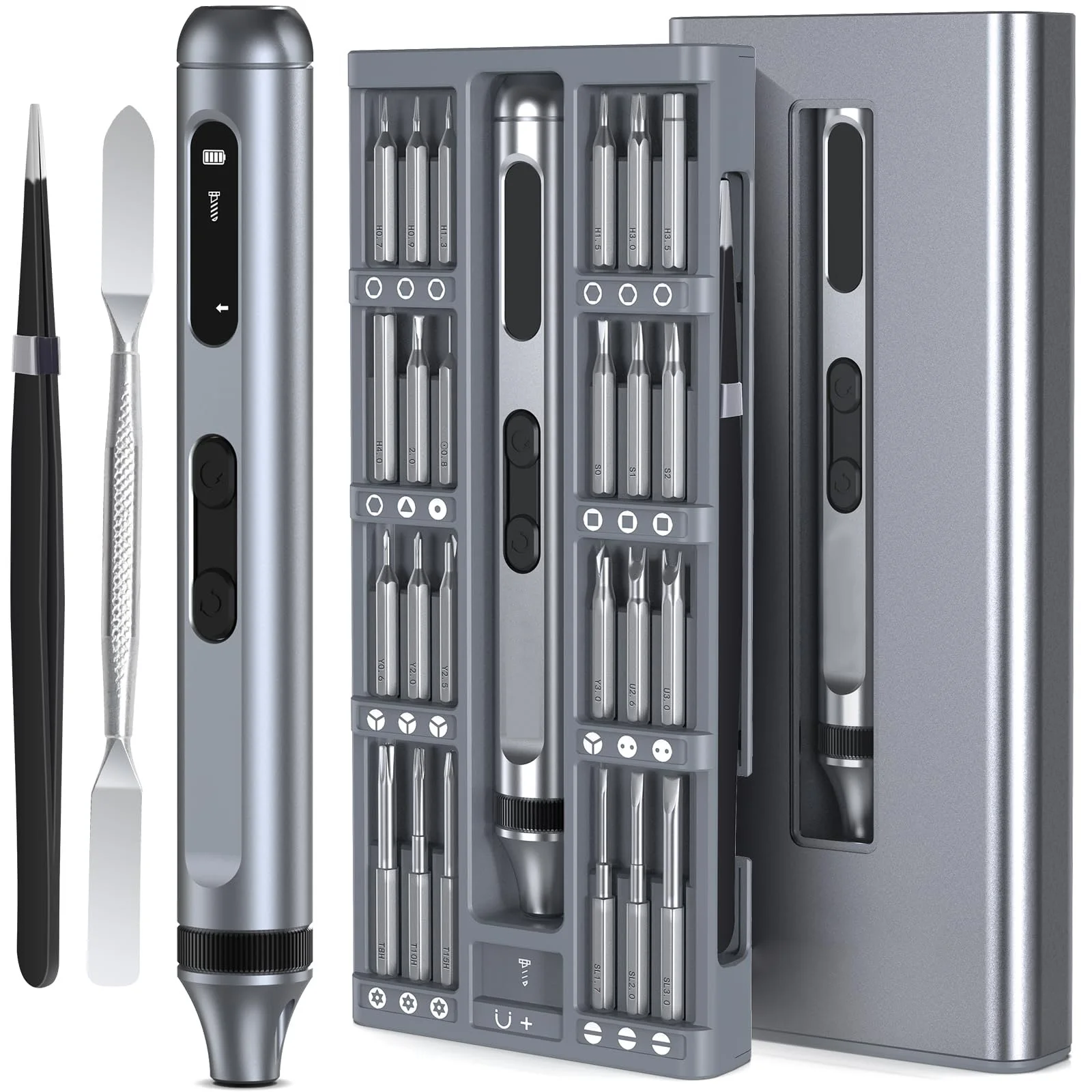 

Прецизионный электрический шуруповерт 52 в 1 USB зарядка