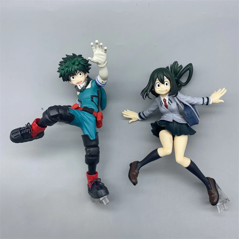 [Tail Goods] Genuine My Hero Academia Action Figure Toys for Kids Midoriya Izuku Asui Tsuyu Animation PVC Model Collectible Gift