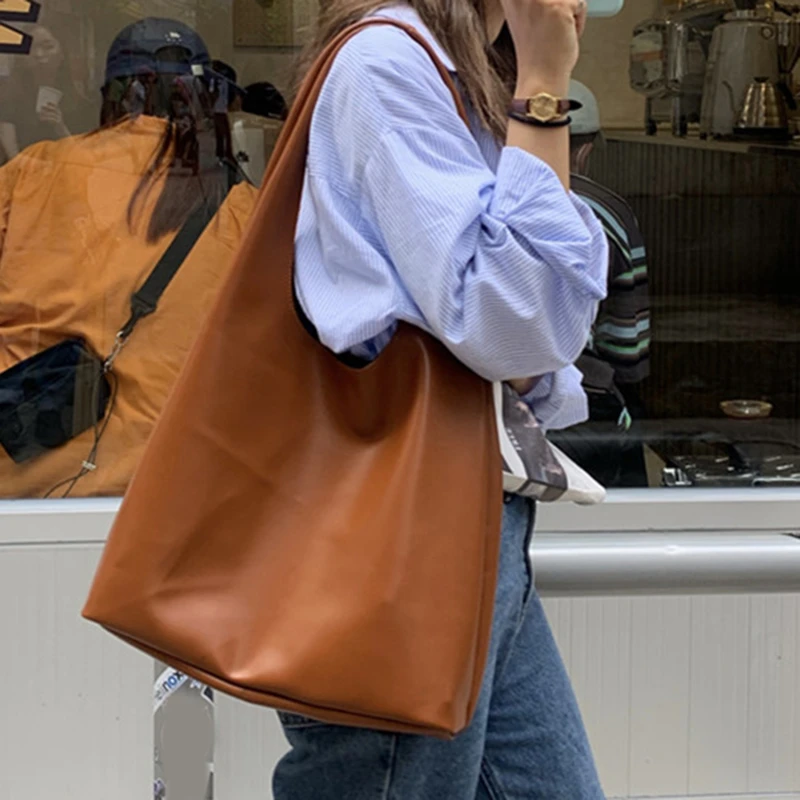 

Повседневная женская сумка через плечо, сумка-тоут из искусственной кожи, зимние сумки для покупок 2022, Женский кошелек из мягкой кожи, сумки большой вместимости, тоуты