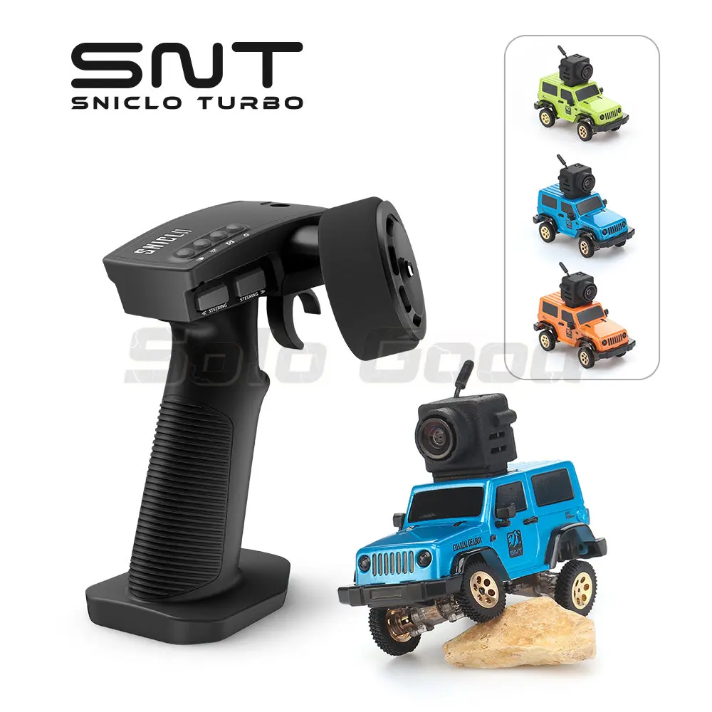 

SNT 1:64 Wrangler 3010Off-Road FPV Car Micro FPV Car RC 4WD Car Remote Mangetic Removable FPVBOX Simulation Drift