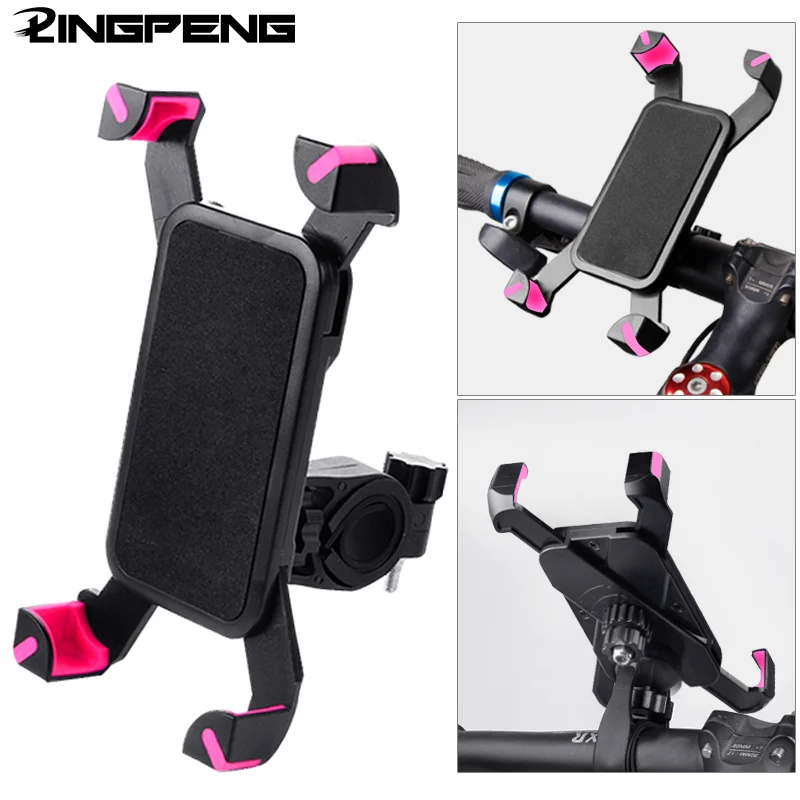 

Регулируемый поворотный держатель для телефона на 360 ° на велосипед, мотоциклетный держатель мобильного телефона, зажим на руль велосипеда,...