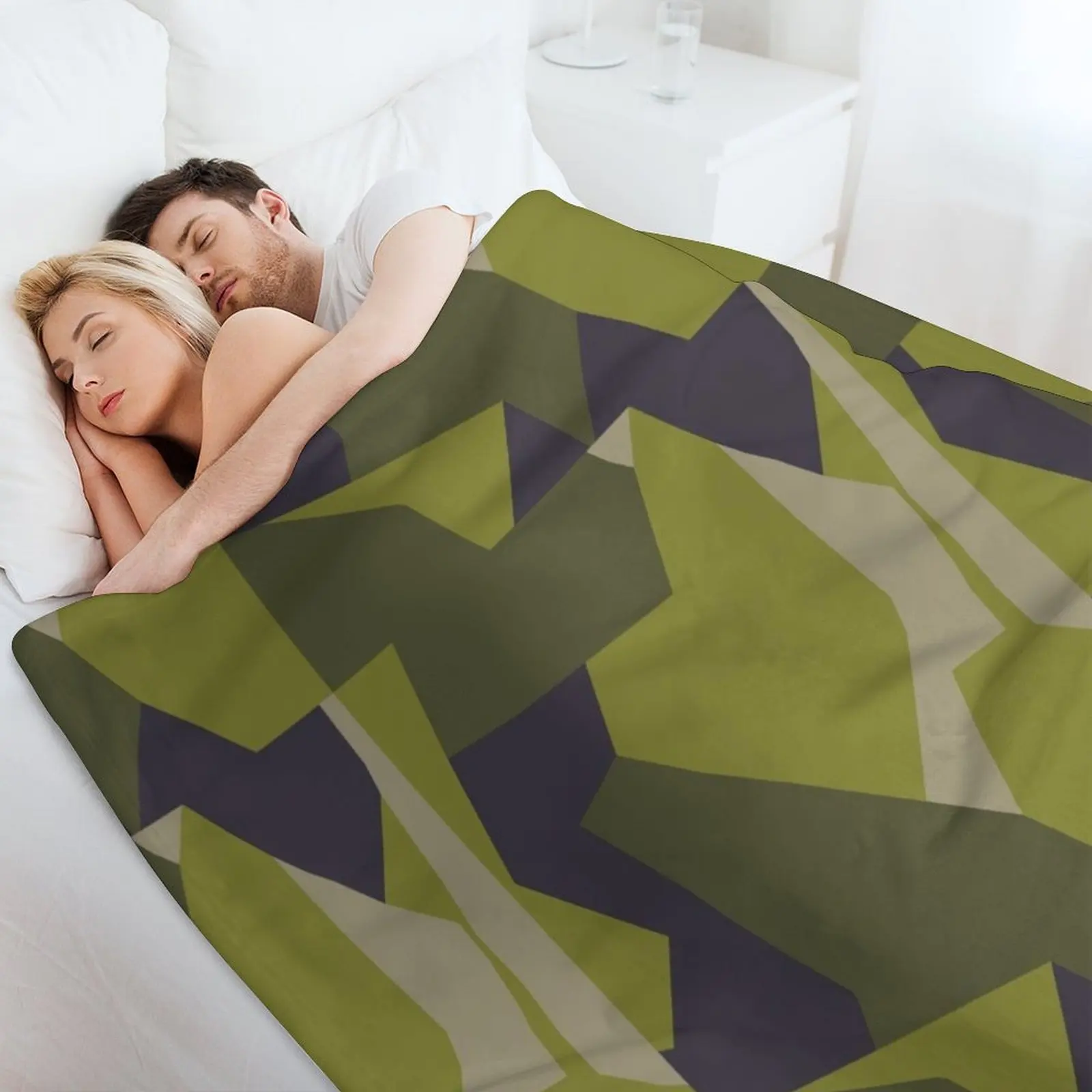 Шведское M90 Splinter черное зеленое камуфляжное одеяло диваны термобелье для