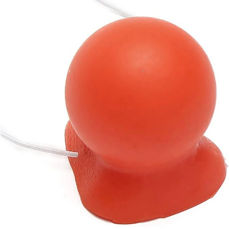 3 шт. красный нос клоуна пищалка с эластичной веревкой для взрослых аксессуары