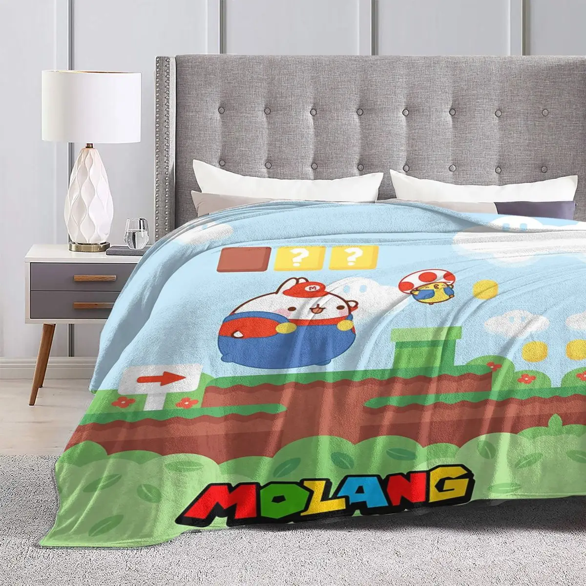 Одеяло Molangs качественное мягкое теплое одеяло зимнее для пикника гостиной