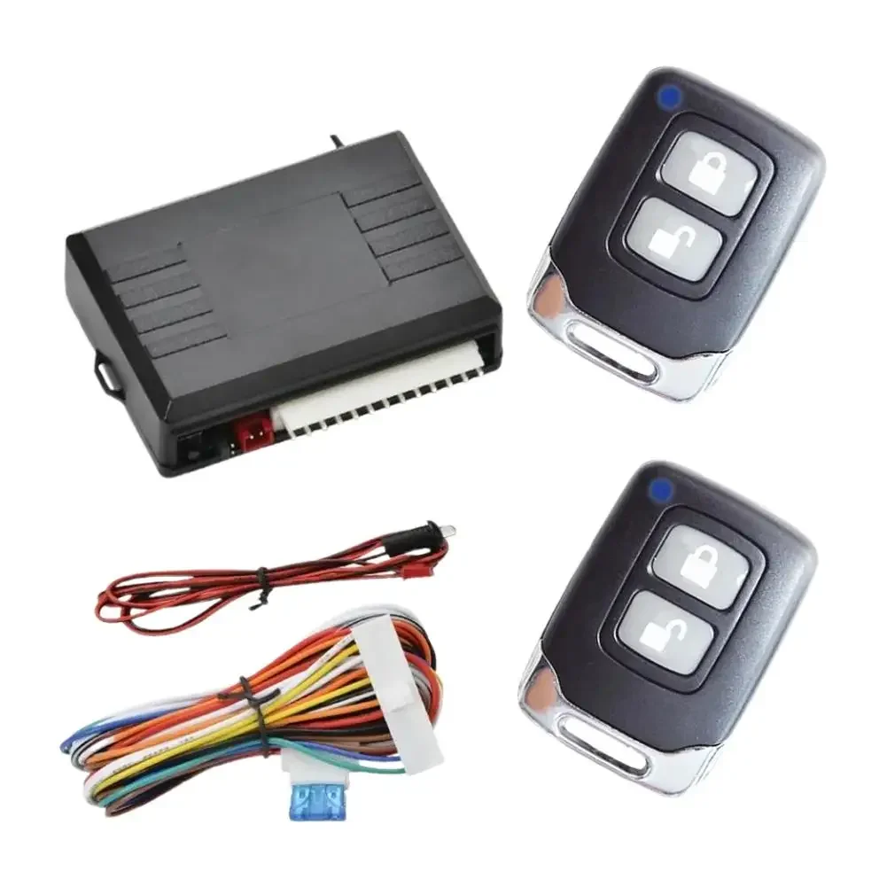 

1 комплект, автомобильный центральный комплект, универсальный замок, разблокировка, блокировка, удаленная центральная система, автомобильный вход с ключами управления A0K0