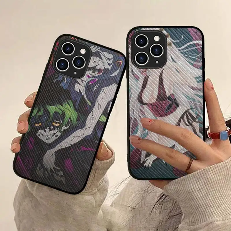 

MaiYaCa Demon Slayer Daki Phone Case Hard Leather Case for iPhone 11 12 13 Mini Pro Max 8 7 Plus SE 2020 X XR XS Coque