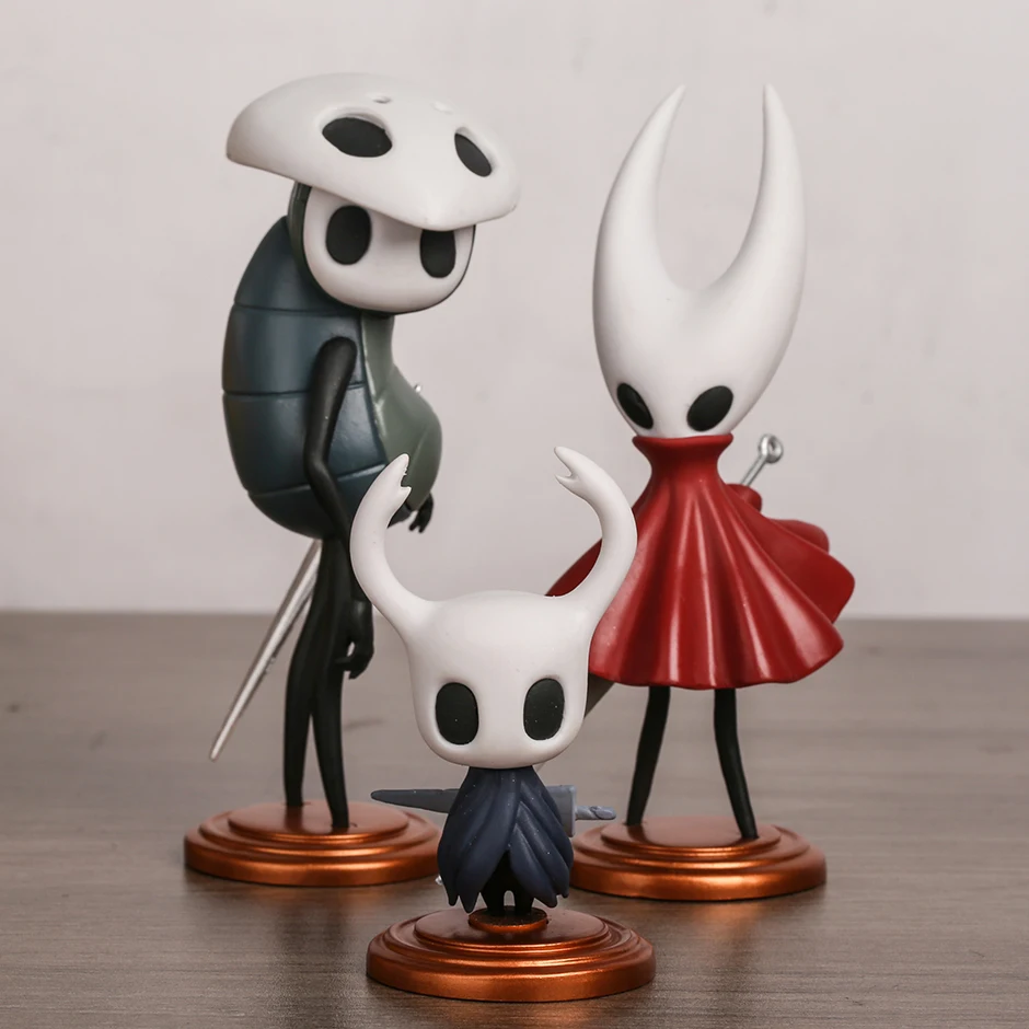 

3pcs/set Hollow Knight Hornet Quirrel PVC Figures Collectible Model Toys