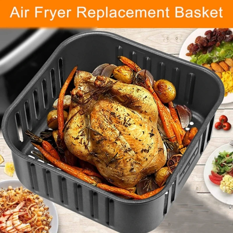 

Nonstick Air Fryer Inner Basket Dishwasher Safe 5.8QTBasket for CP158-AFCS158AF