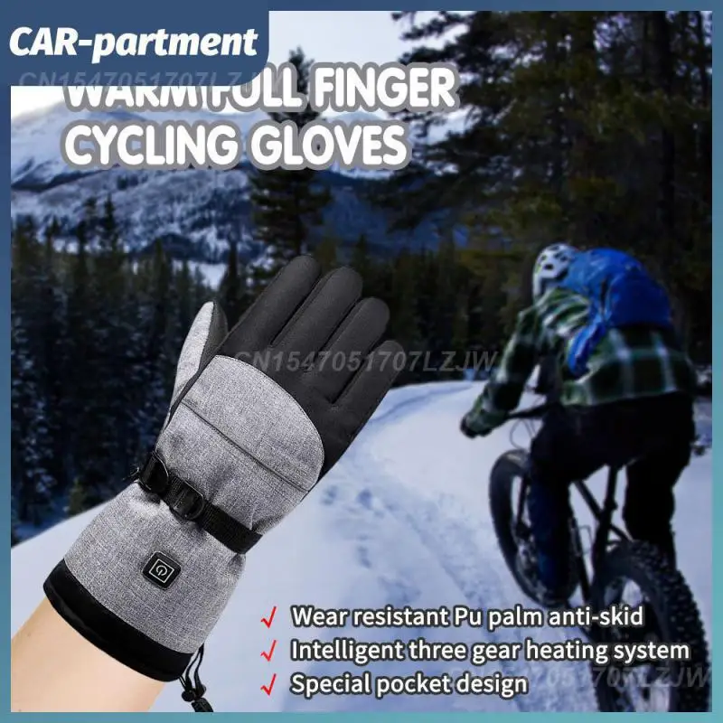 

Warm Glove Baesan Shockproof Outdoor Cycling Driving Motorcycle Gloves Skiing Gloves For Bicycle Bike Heated Gloves Mittens