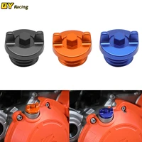 motocross engine oil filler plug cap cover for ktm exc excf xcf xc xcw xcfw sx sxf 125 150 200 250 300 350 450 525 530 2004 2022