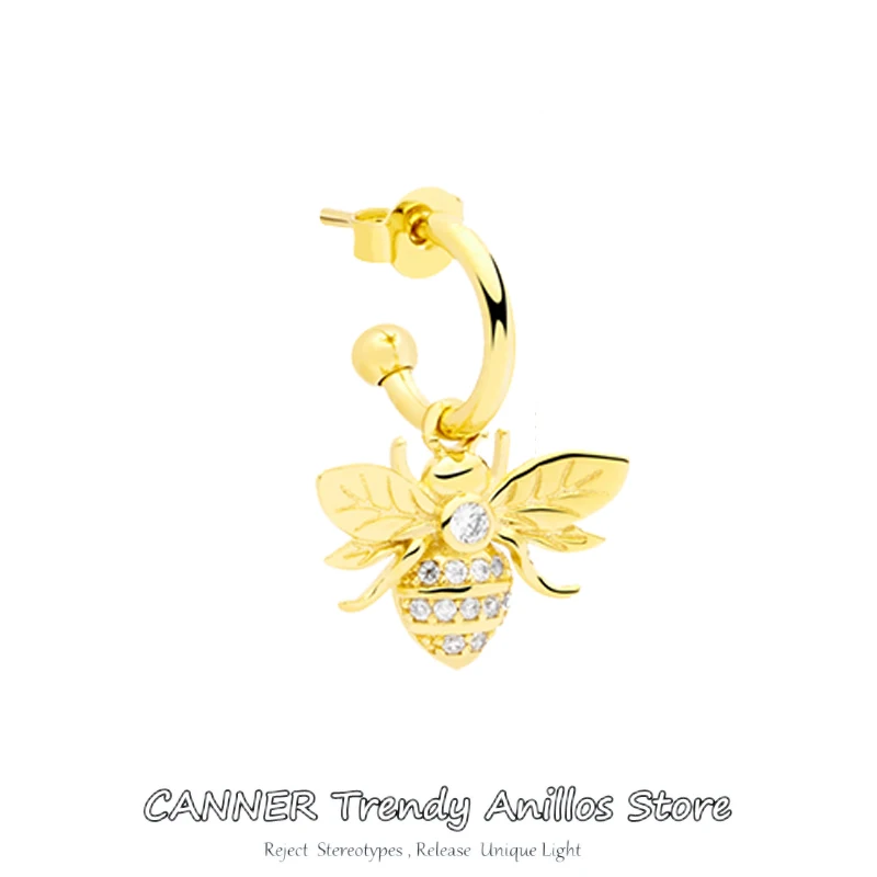 

Женские маленькие серьги CANNER Plata из серебра 925 пробы