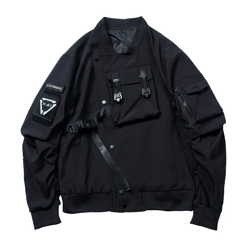 

Куртка-бомбер Techwear Мужская в стиле хип-хоп
