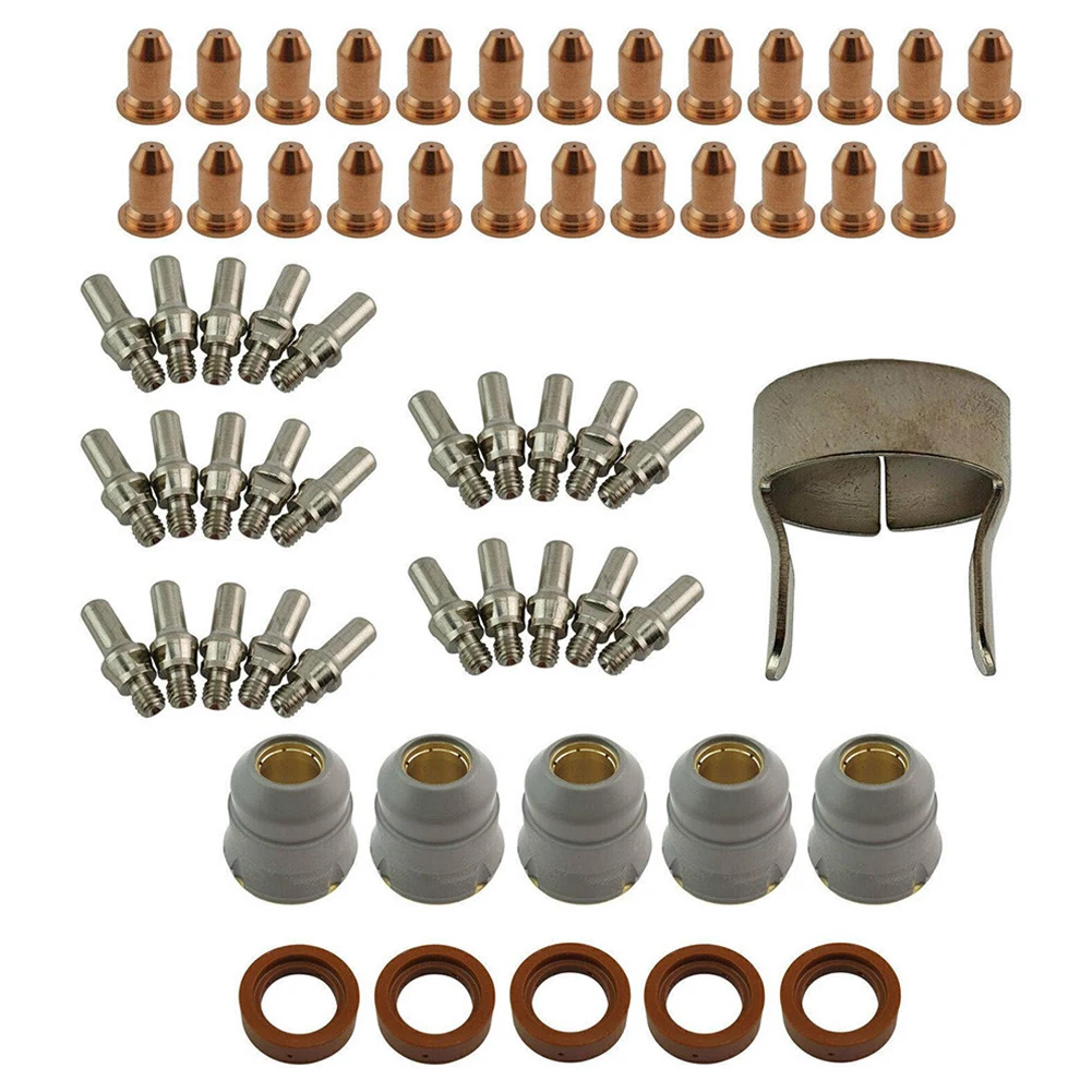 

MEGA UNIMIG VIPER CUT30 PC210 Plasma Cutter SC30 / LC25 Torch Consumable Kit WGSC2504 Electrode WGSC2530 Retaining Cap Set