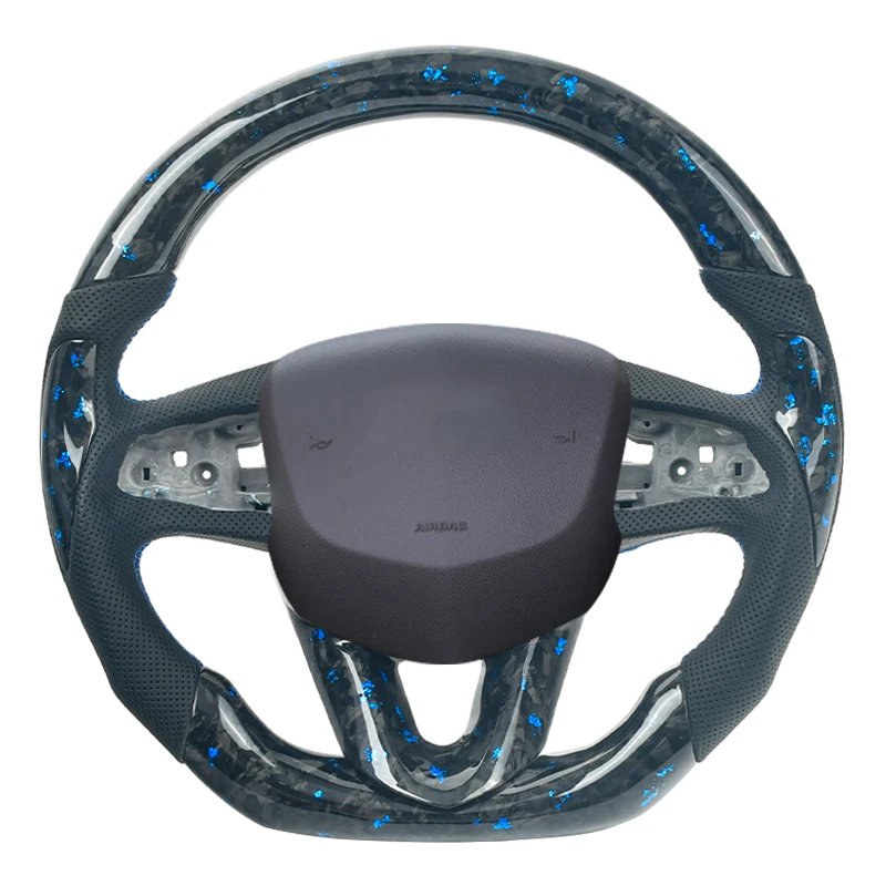 

Индивидуальное рулевое колесо из 100% настоящего углеродного волокна для Cadillac CT4 CT5 XT4 2020 2021 2022