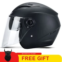 motorcycle helmet half helmet unisex safety dual lens helmet