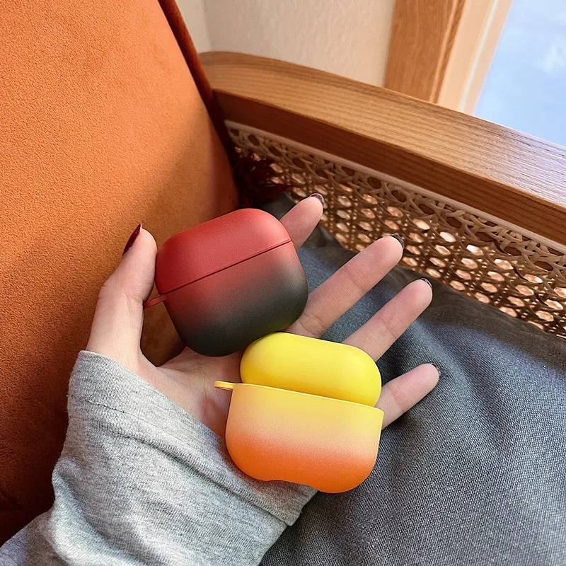 Gradient Candy colors For Lenovo thankplus LP40 Case Hard Shell Love Wireless Earphone Accessories Cover Couples |