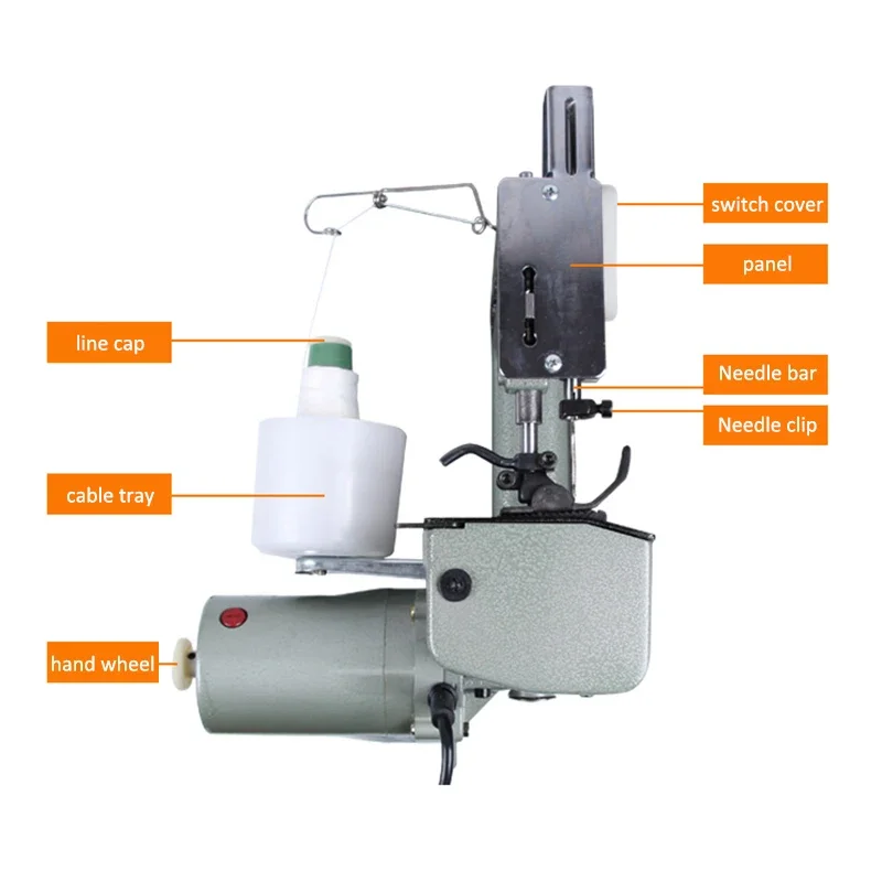 GK9-2 Маленькая портативная электрическая машина для запечатывания швов Тканый