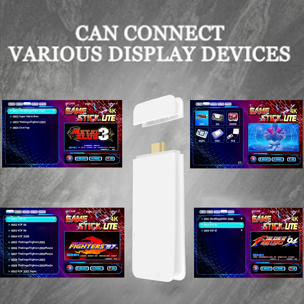 Игровая консоль M8 4K Pro Game Stick Mini TV