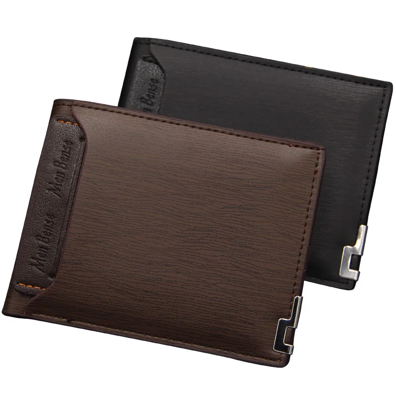 

New Men's Wallet Leather Bifold Wallet Slim Fashion Credit Card/ID Holders And Inserts Coin Purses Luxury Business Wallet