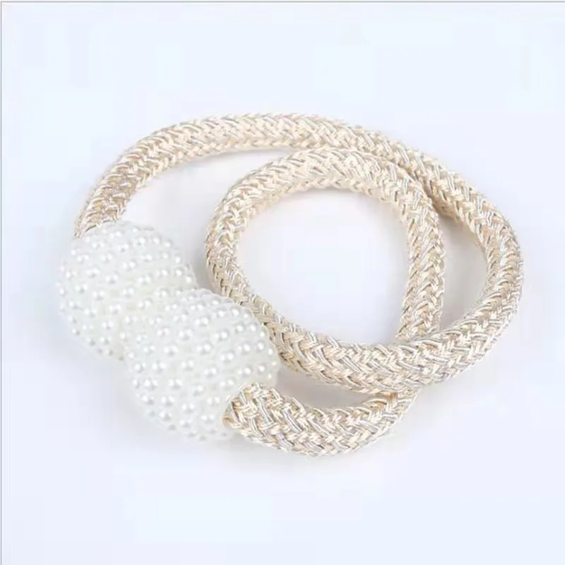 1 шт. жемчужная Пряжка для занавесок зажим штор рамка кружевная подвесная шаровая