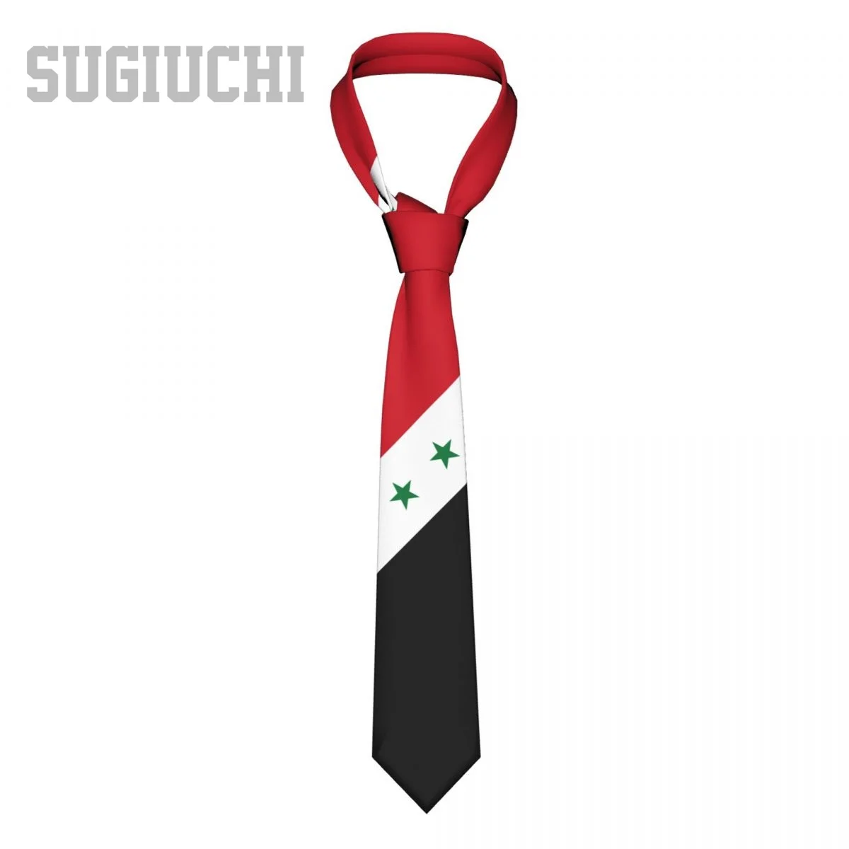 Флаг Сирии эмблема мужские и женские галстуки повседневные клетчатые костюмы