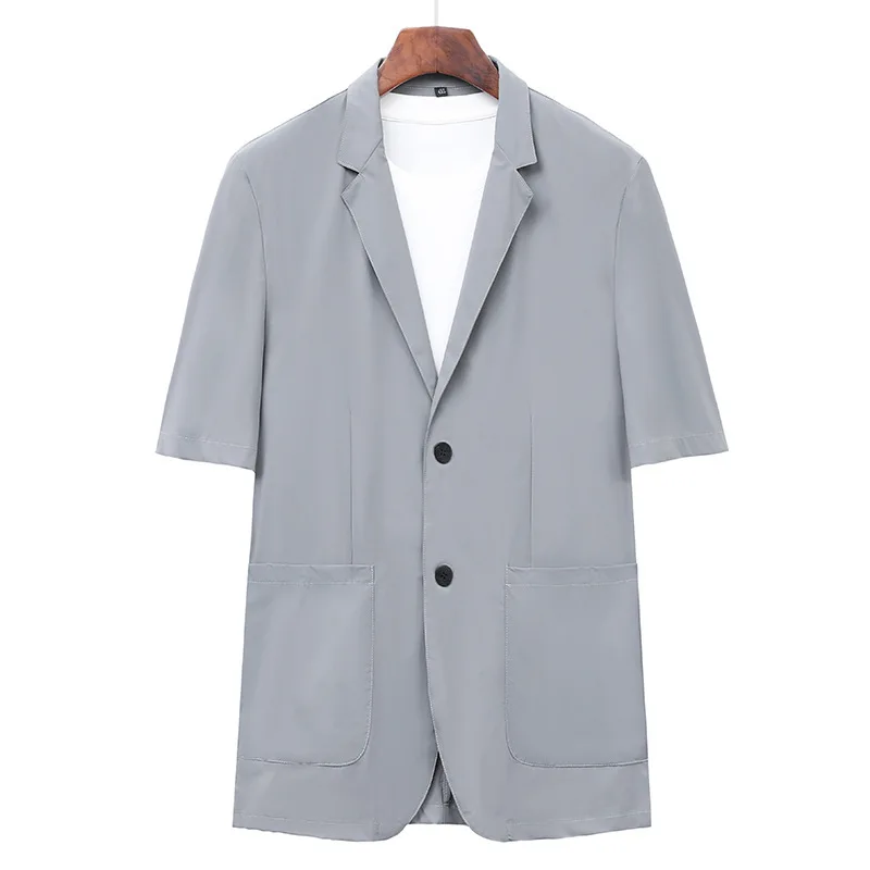 

8161-T- summer breathable Customized suit men's wild Customized suit