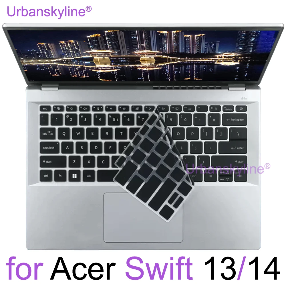 Фото Чехол для клавиатуры для Acer Swift 5 7 1 3 Pro 13 14 SF14 SF313 SF713 SF314 SF514 SF714 SFG14 SFX14 S40, силиконовый защитный чехол №1
