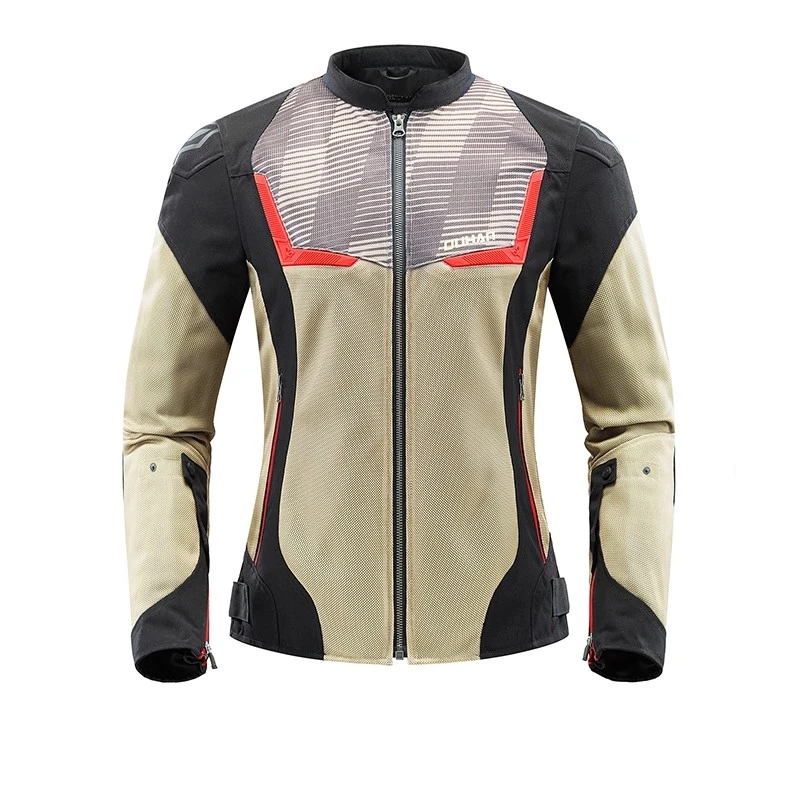 

Summer Breathable Mesh DUHAN Motorcycle Jacket Motorbike Women's Riding Clothing Motocross Moto Protective Gear