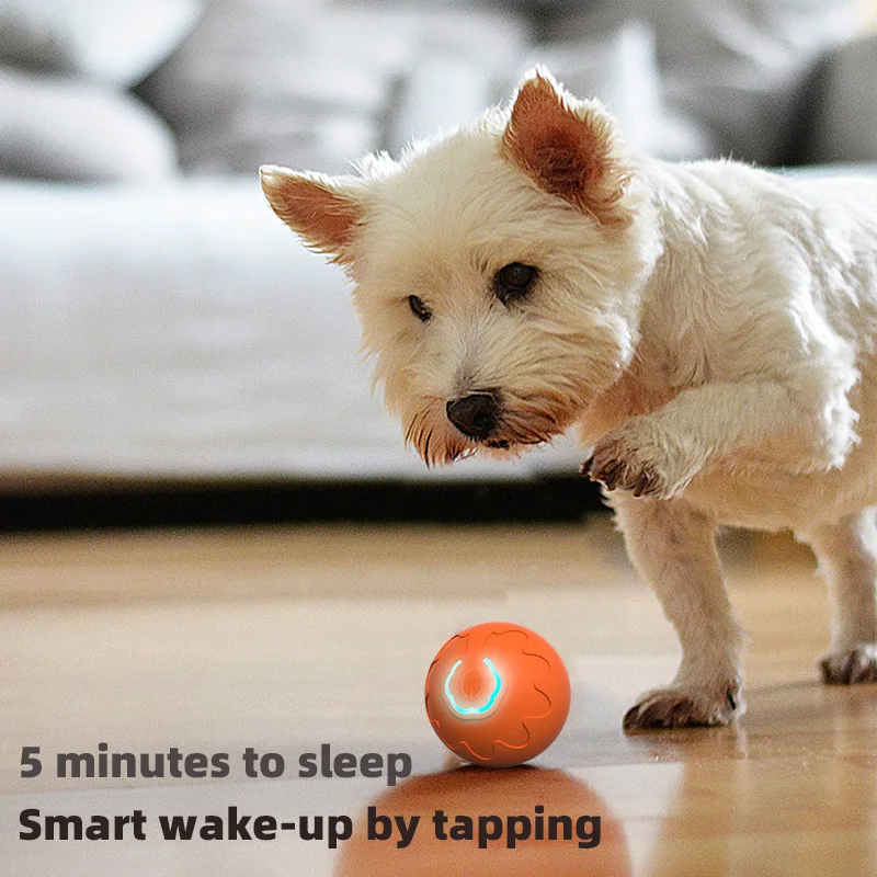 Игрушечный мяч для собак умный автоматический подвижный вращающийся